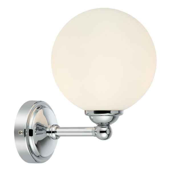 Oświetlenie lustra Markslojd 109022 TROPEA Wall 1L White/Chrome IP44