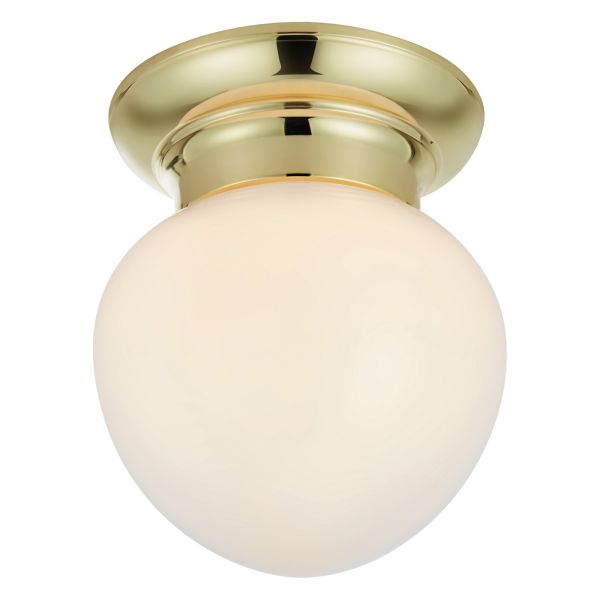 Żyrandol Markslojd 109030 RONDA Ceiling 1L White/Brass IP44