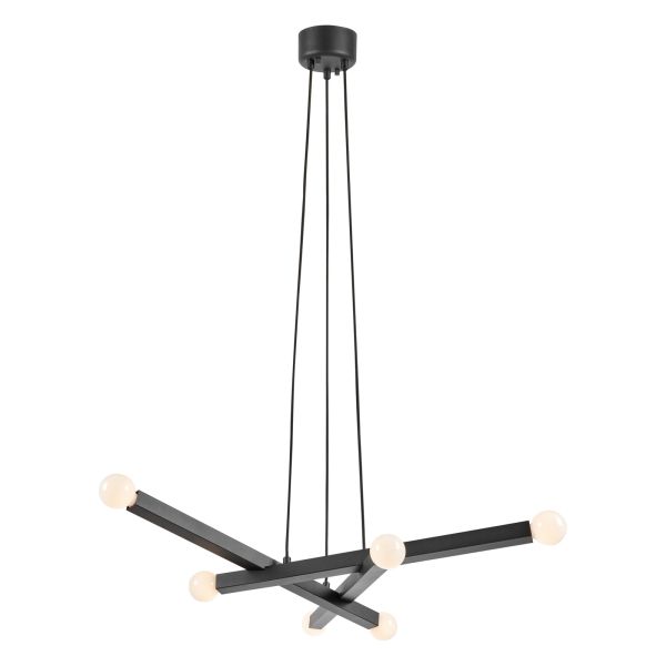Люстра Markslojd 109155 STACK Pendant 6L Black