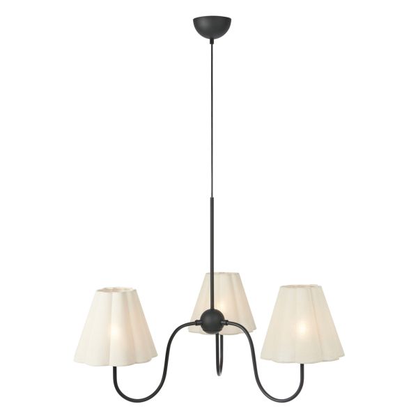 Żyrandol Markslojd 109172 VEYA Pendant 3L Black/Beige