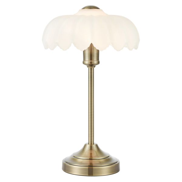 Настільна лампа Markslojd 109179 KURAGE Table 1L Antique Brass/White