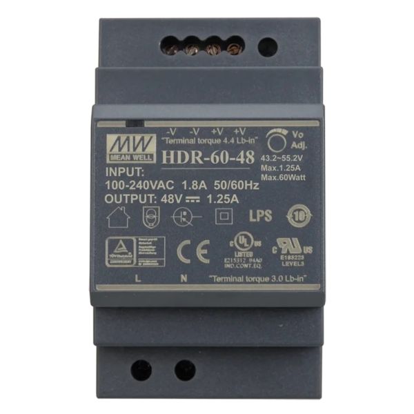 Zasilacz stałonapięciowy Mean Well HDR-60-48 1A