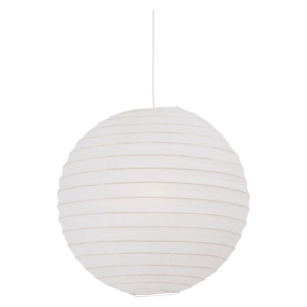 Lampa wisząca Nordlux 100001 + 14094801 Riso 48 White + Suspention White