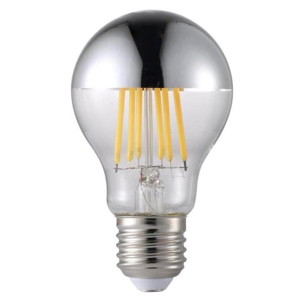 Лампа світлодіодна Nordlux 1501670 потужністю 8.3W. Типорозмір — A6 з цоколем E27, температура кольору — 2700K