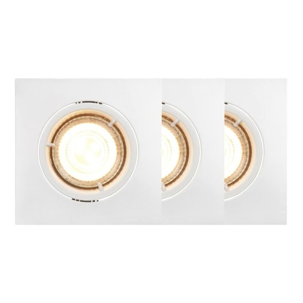 Oprawa punktówa Nordlux 2015680101 Carina Smart Light Square 3-Kit