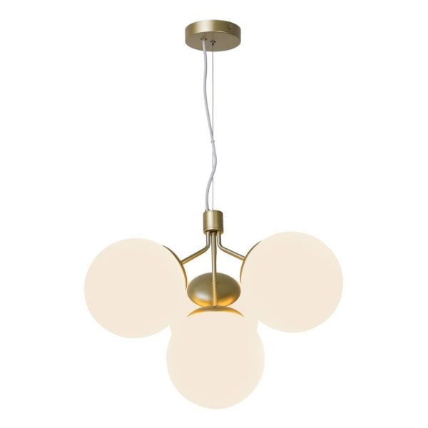 Lampa wisząca Nordlux 2112153035 Ivona 4-Pendant Brass