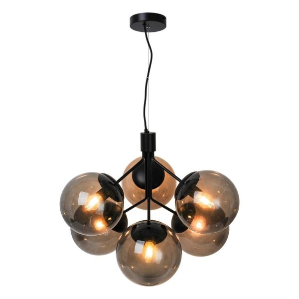 Lampa wisząca Nordlux 2112163003 Ivona 6-Pendant Black