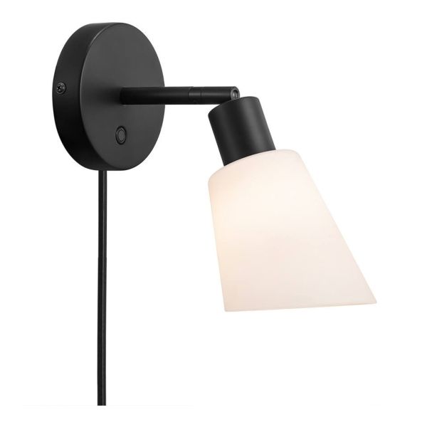 Spot Nordlux 2112811003 Molli Wall Black/Opal White