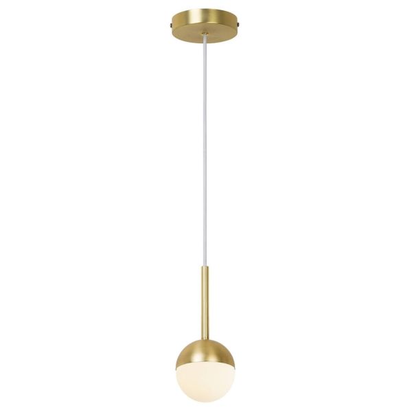 Lampa wisząca Nordlux 2113153035 Contina Pendant Brass/Opal