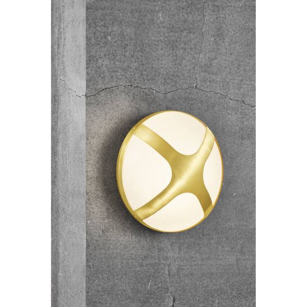 Plafon sufitowy Nordlux 2118131035 Cross 25 Wall Brass