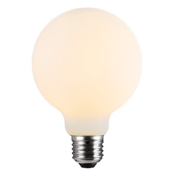 Żarówka ledowa  kompatybilna ze ściemniaczem Nordlux 2480082701 moc 7.1W. Rozmiar — G125 z gwintem E27, temperatura barwowa — 3000K