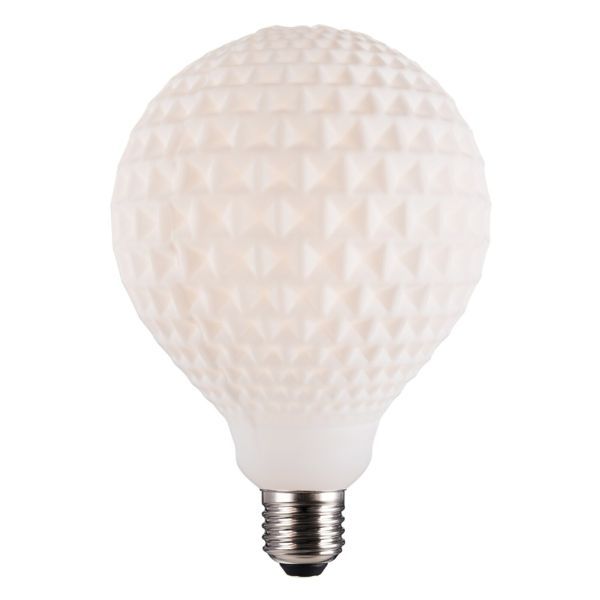 Лампа світлодіодна Nordlux 2480092701 потужністю 3.9W. Типорозмір — G125 з цоколем E27, температура кольору — 3000K