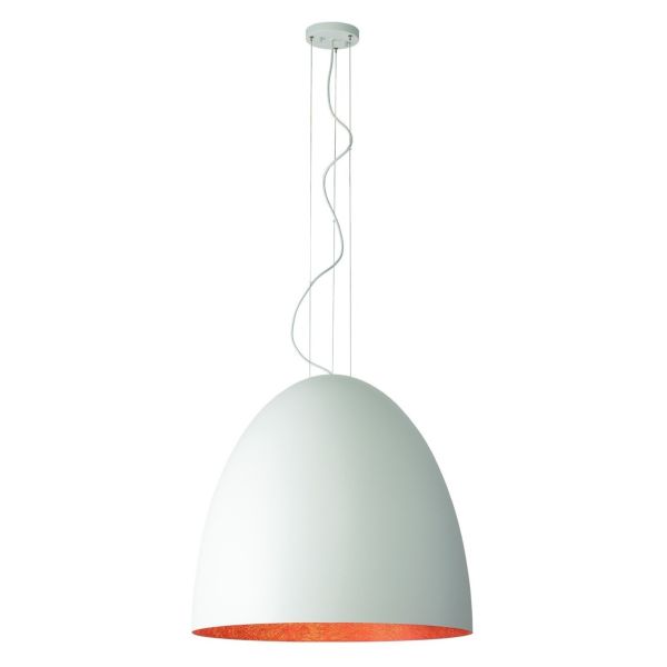 Lampa wisząca Nowodvorski 10325 Egg XL White/Copper