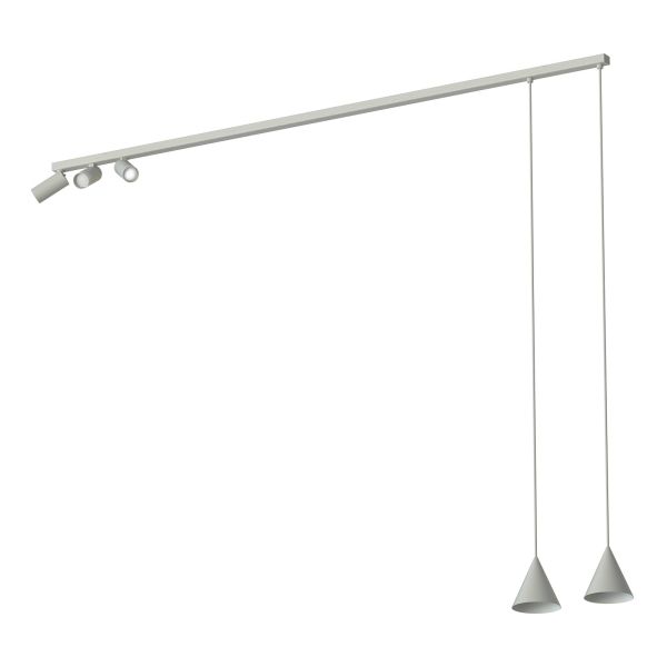 Lampa wisząca Nowodvorski 11451 Fourty V Silk Gray