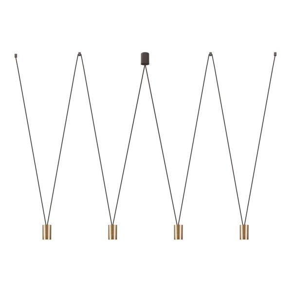 Żyrandol Nowodvorski 7610 More Eye IV Solid Brass