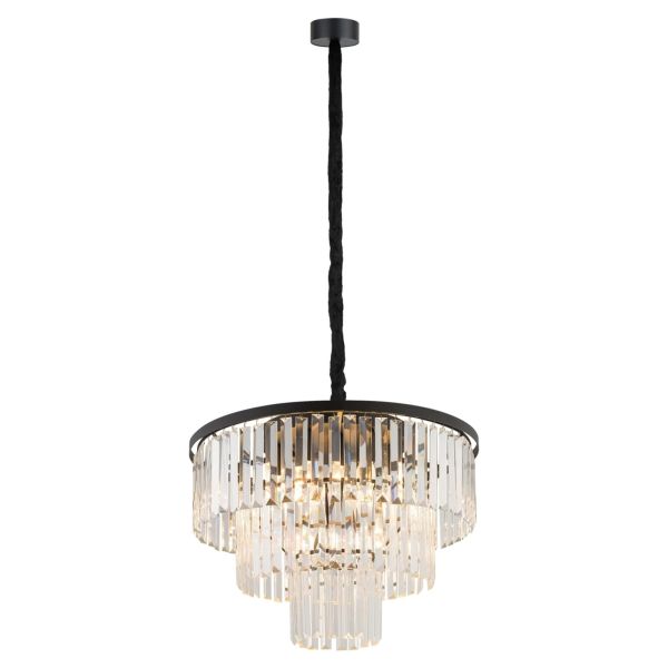 Żyrandol Nowodvorski 7616 Cristal M Black