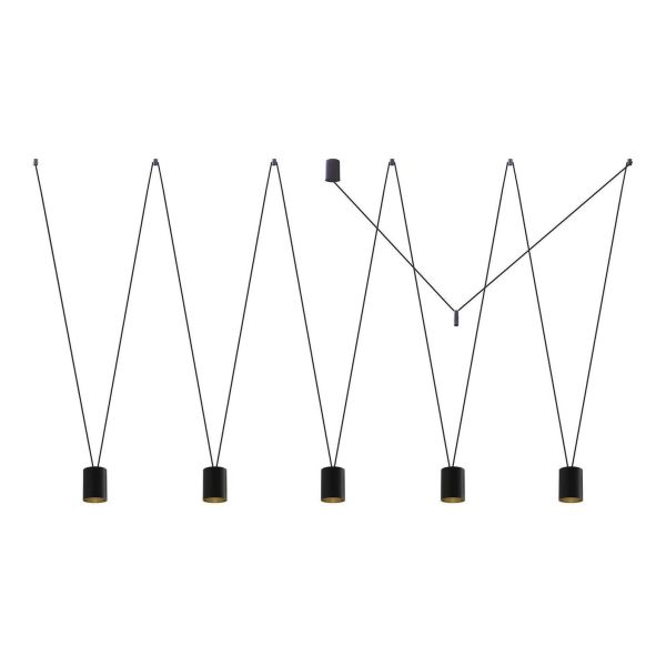 Żyrandol Nowodvorski 7817 More Tone V Black/Gold