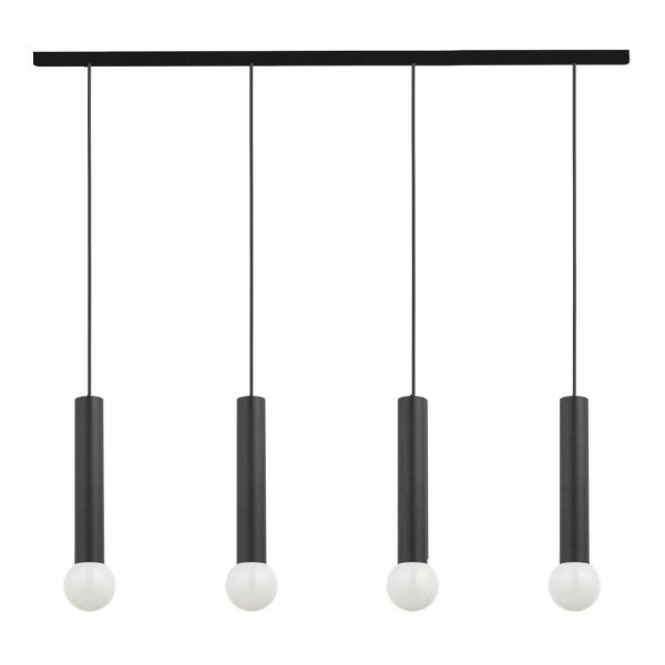 Lampa wisząca Nowodvorski 7854 Baton Black IV Zwis