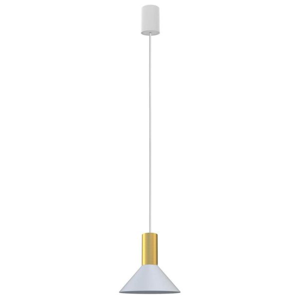 Підвісний світильник Nowodvorski 8040 Hermanos A White/Solid Brass