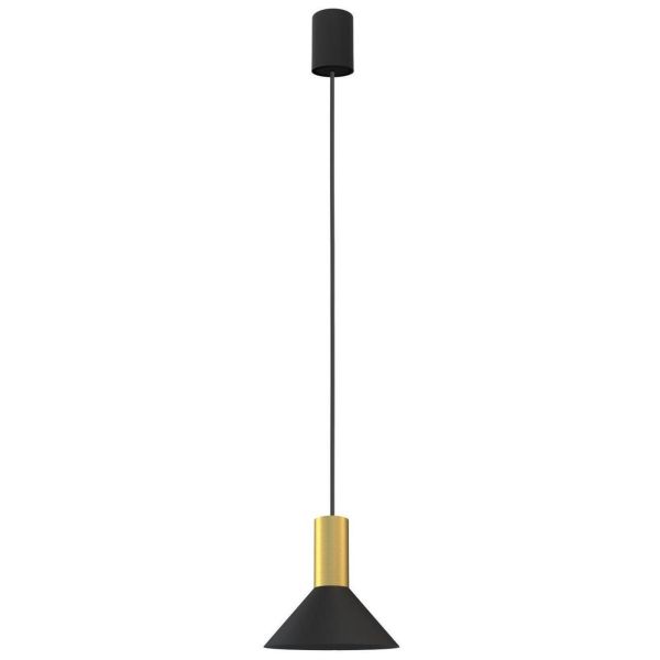 Lampa wisząca Nowodvorski 8103 Hermanos A Black/Solid Brass