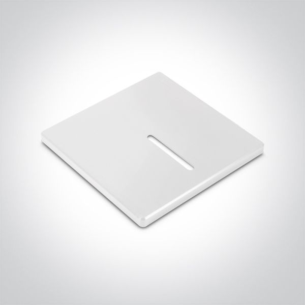 Nakładka dekoracyjna One Light 050000B1/W White Square Cover For 68000B