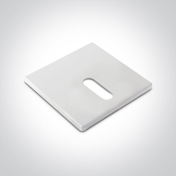 Nakładka dekoracyjna One Light 050000B2/W White Square Cover For 68000B