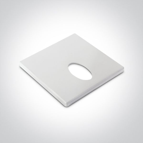 Nakładka dekoracyjna One Light 050000B3/W White Square Cover For 68000B