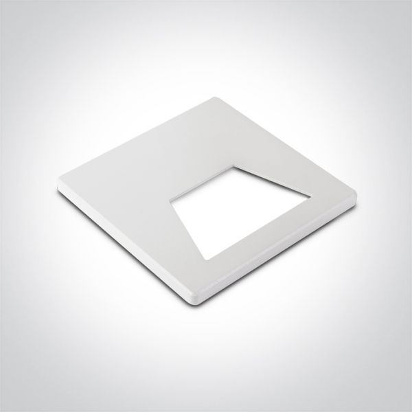Nakładka dekoracyjna One Light 050000B5/W White Square Cover For 68000B