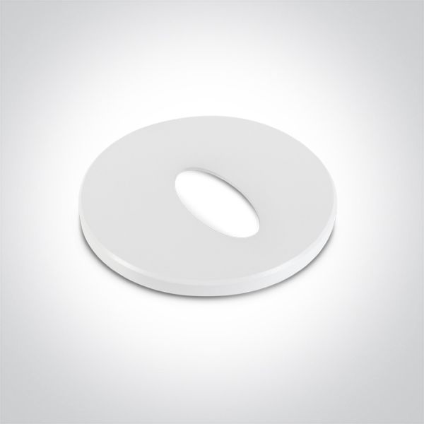 Nakładka dekoracyjna One Light 050000E3/W White Round Cover For 68000E