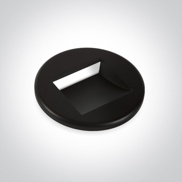 Nakładka dekoracyjna One Light 050000E5/B Black Round Cover For 68000E