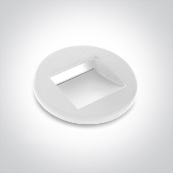 Nakładka dekoracyjna One Light 050000E5/W White Round Cover For 68000E