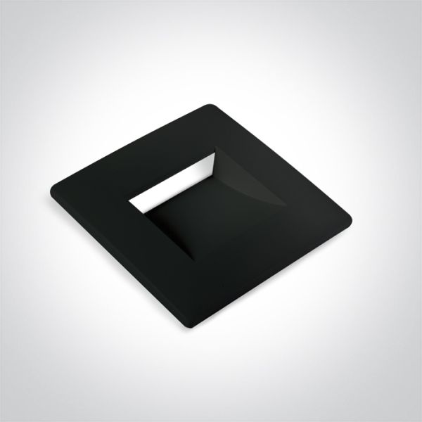 Nakładka dekoracyjna One Light 050000E6/B Black Square Cover For 68000E