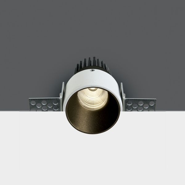 Oprawa punktówa One Light 10103BTR/B/V Black 3W CCTV 350mA Dark Light Trimless