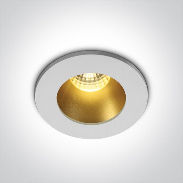 Точковий світильник One Light 10103DL/W/BS/W The 1W/3W LED Dark Light Range