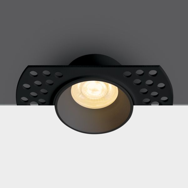 Oprawa punktówa One Light 10103GTR/B Black 5W MR11 GU10 Trimless Dark Light
