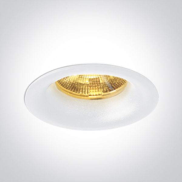 Точковий світильник One Light 10103LB/W/W Recessed Spots Fixed LED