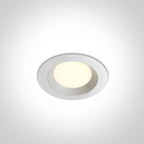 Точковий світильник One Light 10103T/W/W The Budget Downlight Range Aluminium