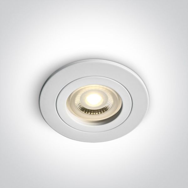 Oprawa punktówa One Light 10105A1/W The Dual Ring Range Aluminium