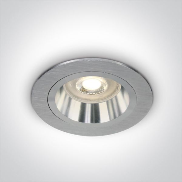 Точковий світильник One Light 10105ALG/AL The Dark Light Dual Ring Range Aluminium