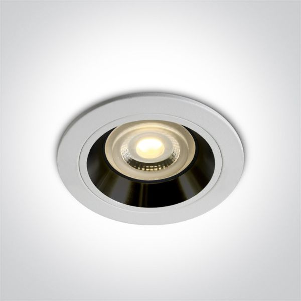 Точковий світильник One Light 10105ALG/W/B The Dark Light Dual Ring Range Aluminium