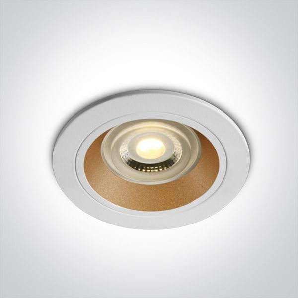 Oprawa punktówa One Light 10105ALG/W/BS Recessed Spots Fixed