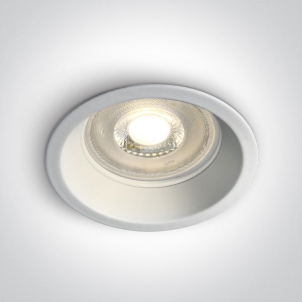 Точковий світильник One Light 10105D1/W The Semi Dark Light Range Aluminium