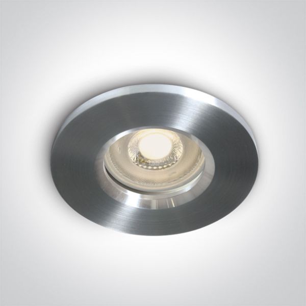 Точковий світильник One Light 10105R1/AL The Bathroom Range IP65 Aluminium