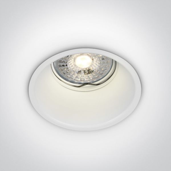 Точковий світильник One Light 10105TG/W The Semi Trimless Dark Light Range