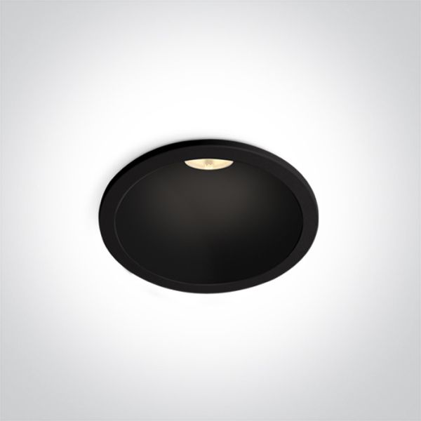 Oprawa punktówa One Light 10107D/B/V Black 7W CCTV IP20 230V DarkLight