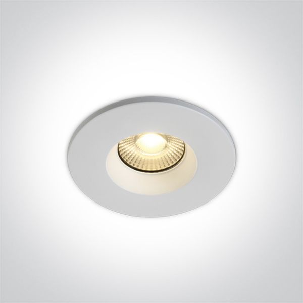 Точковий світильник One Light 10107DF/W The Fire Rated IP65 Range