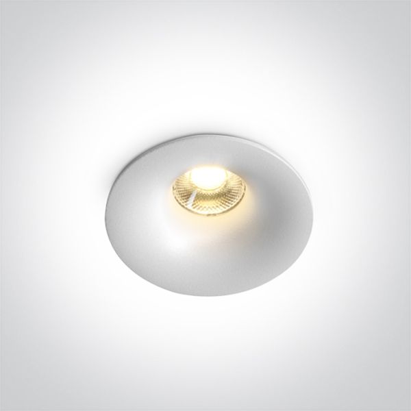 Oprawa punktówa One Light 10107DX/W/V White 7W CCTV IP20 230V Dark Light