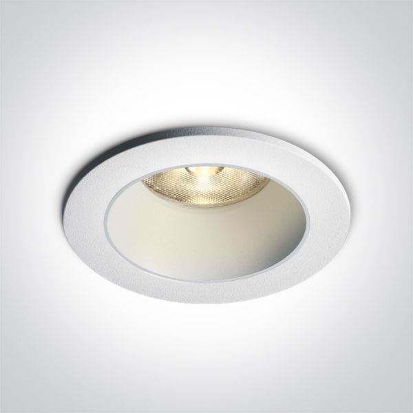 Oprawa punktówa One Light 10107K/W/V White 6,5W CCTV 700mA Dark Light