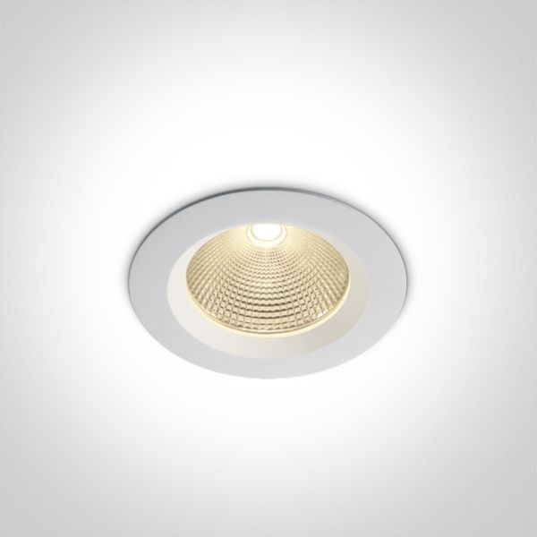 Точковий світильник One Light 10110CA/W/W The COB Downlight Range Die Cast