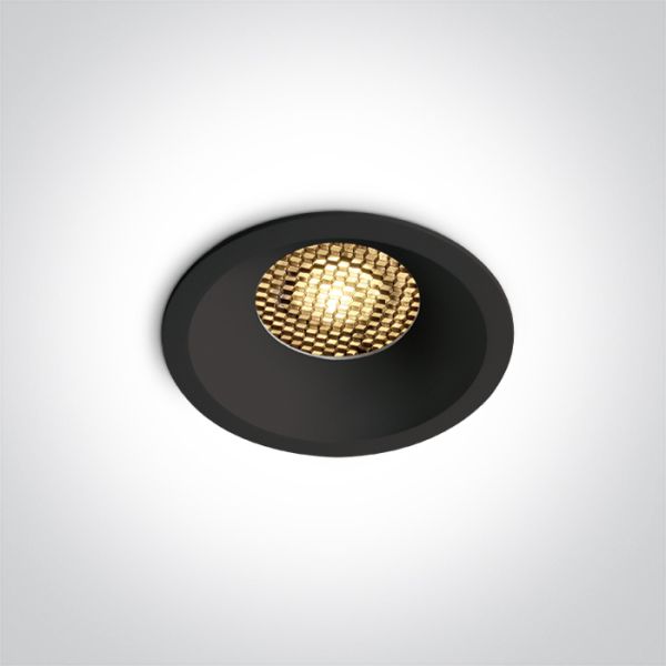 Oprawa punktówa One Light 10110DH/B/V Black 10W CCTV HONEYCOMB IP20 230V Dark Light